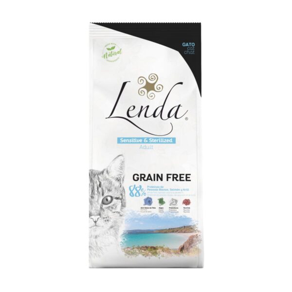 Lenda Sensitive & Sterilized pour Chats - Nutrition Complète et Sans Céréales