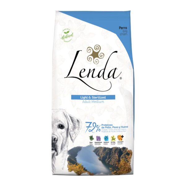 Lenda Natural Grain-Free Light & Sterilized pour Chiens