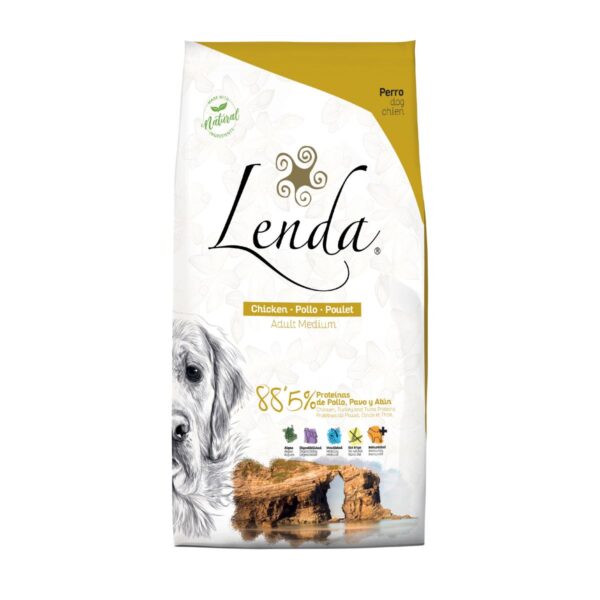 Lenda Natural Grain-Free Chicken pour Chiens - Nutrition Complète et Sans Céréales