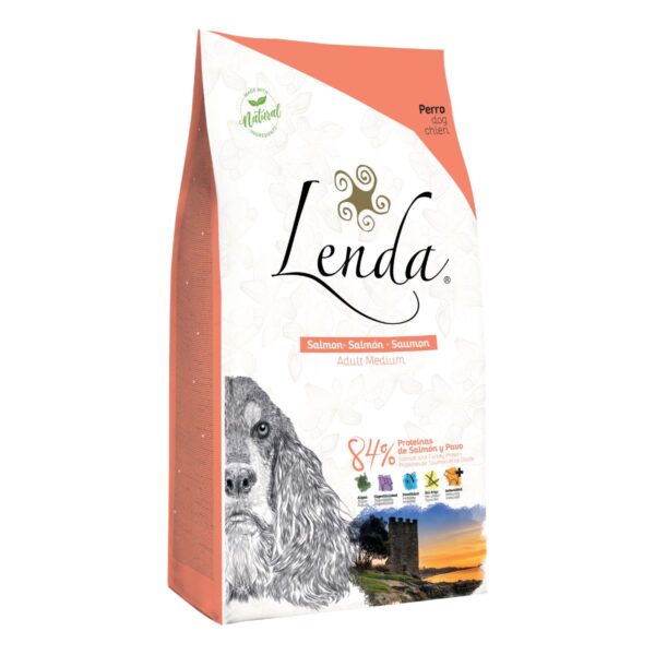 Lenda Natural Grain-Free Salmon est une alimentation complète et sans céréales pour chiens adultes. Cette recette savoureuse, riche en saumon, offre une nutrition optimale tout en évitant les allergènes courants comme le blé, le lait et la viande rouge.