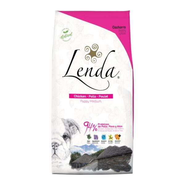 Lenda Natural Grain-Free Puppy pour Chiens - Nutrition Complète et Sans Céréales