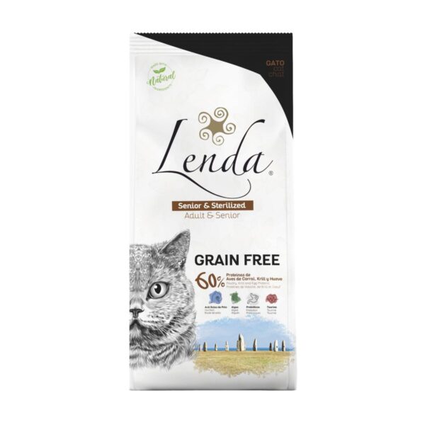 Lenda Natural Grain-Free Senior & Sterilized pour Chats