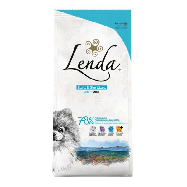 Lenda Natural Grain-Free Mini Light & Sterilized pour Petits Chiens