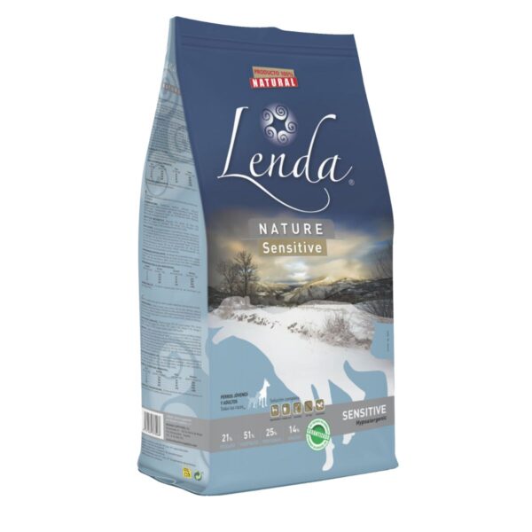 Lenda Sensitive pour chiens souffrant d’allergies ou d’intolérances alimentaires, riches en oméga-3 et protecteurs articulaires pour une santé optimale.