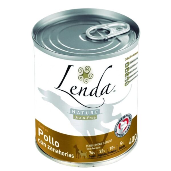 Lenda Nature pour Chiens - Poulet et Carottes