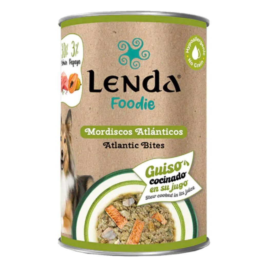 Pâtée Lenda Saumon Hareng – Repas complet pour chiens sensibles